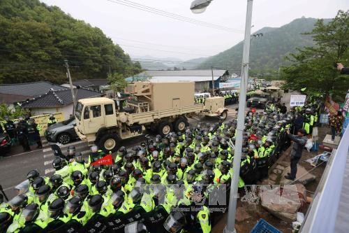 Raketenabwehrsystem THAAD in Südkorea wird in Betrieb genommen - ảnh 1